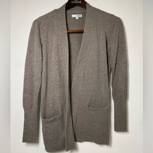 Brown Open Front Cardigan (Size XS)